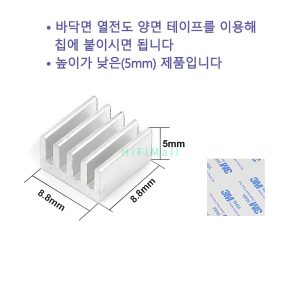 오피앰프용 소형 방열판, 라즈베리파이용 방열판